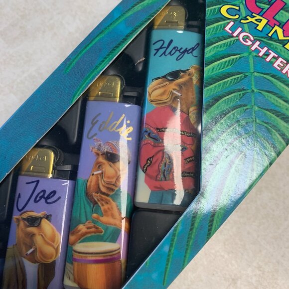 Club Camel 1992 Joe Camel Band Collector's Set Of 5 Cigarette Lighters VTG - Picture 3 of 10